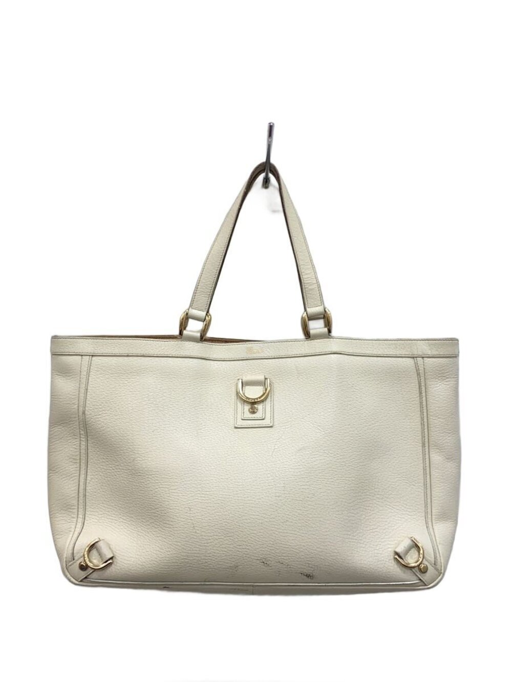 Gucci Tote Bag Abby Leather Beige Cream